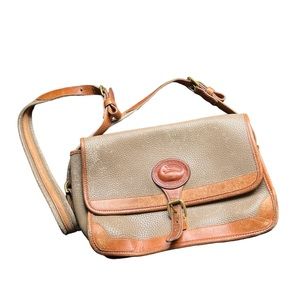 Dooney & Bourke | Vintage All Weather Leather Crossbody Purse Putty British Tan